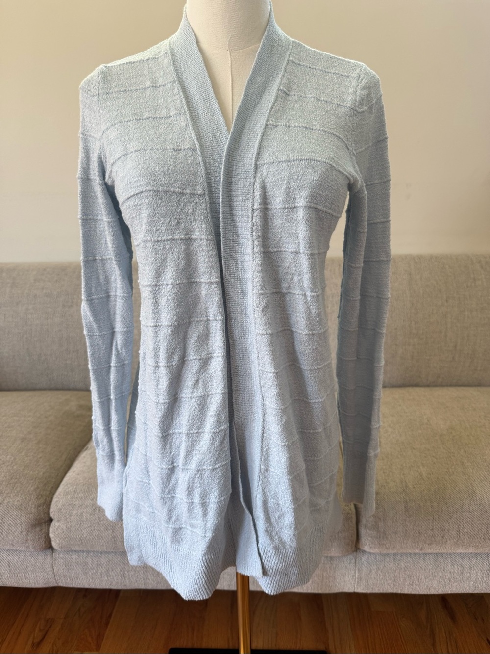 LOFT Pale Blue Open-Front Women's Cardigan